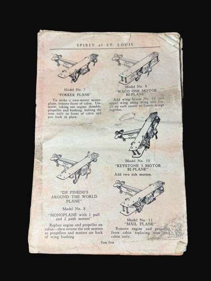 Metalcraft “Spirit of St. Louis” Airplane Model