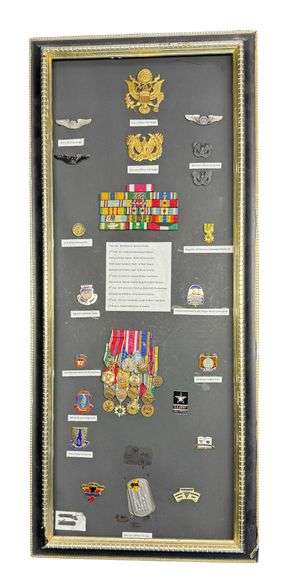 U.S. Army Badge and Ribbon Assortment