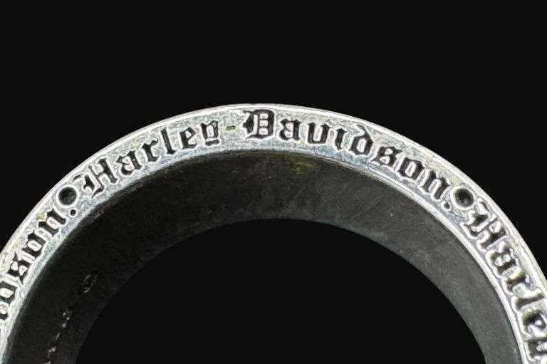 Marked Sterling Silver Harley-Davidson Ring [12.67g]