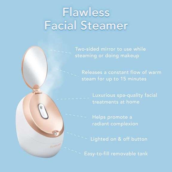 Finishing Touch Flawless Facial Steamer, New