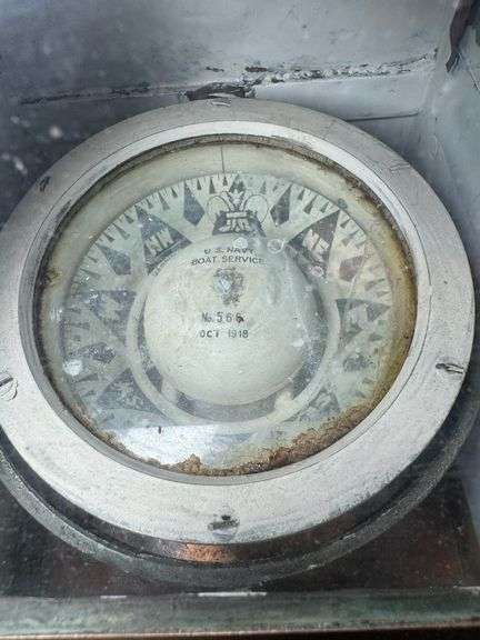 E.S. Ritchie U.S. Navy Boat Service Compass