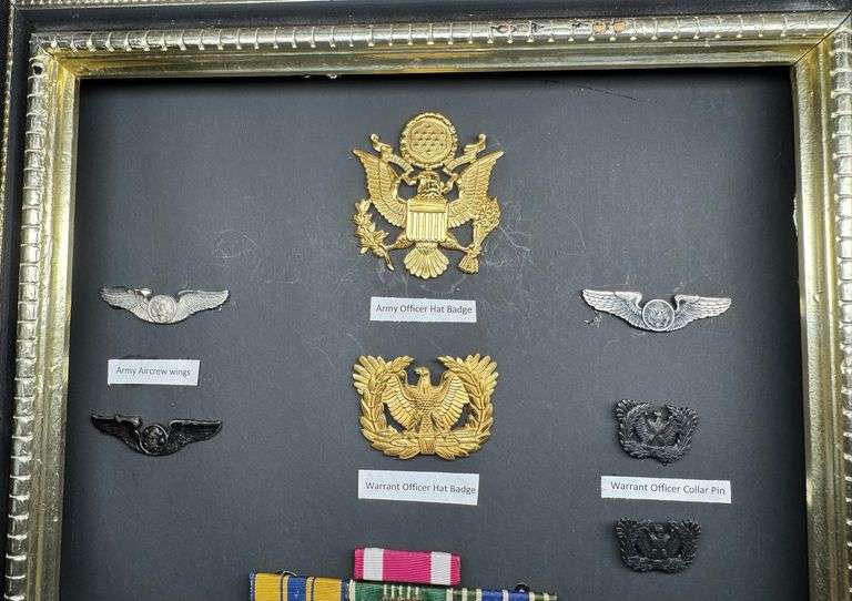 U.S. Army Badge and Ribbon Assortment