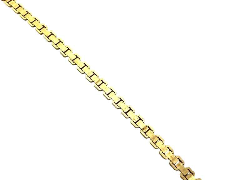 14K Gold Designer Herringbone Chain - (3.40 grams)