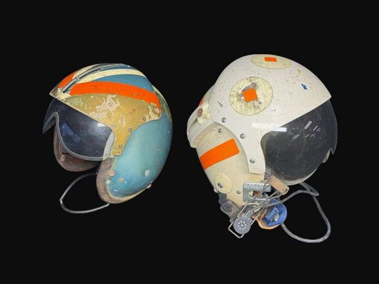 Pair of Vietnam Era Naval Pilot Helmets