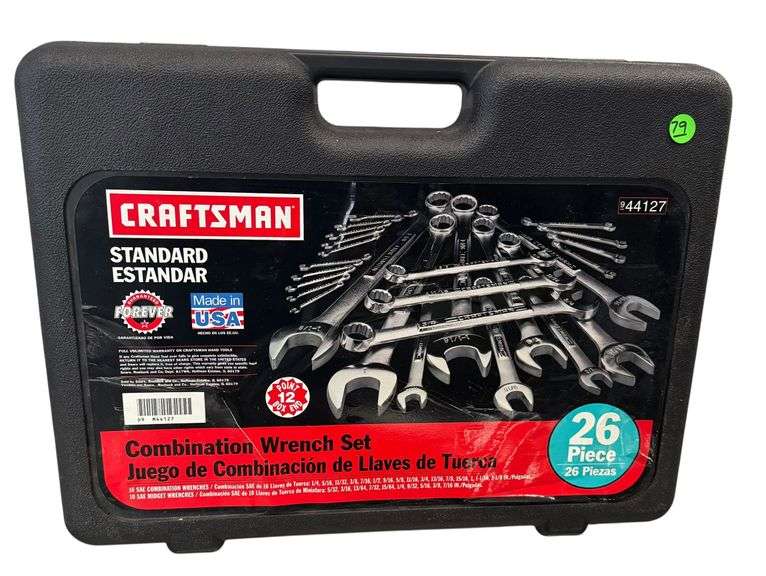 Craftsman 26 Piece Standard Combination Wrench Set, New