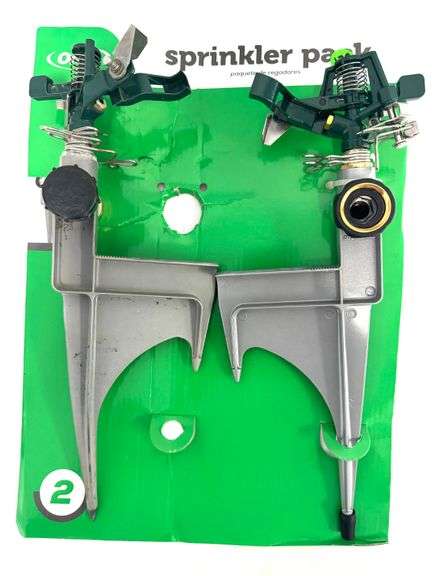 Orbit 2 -Pack 6500-sq ft Impulse Spike Lawn Sprinkler