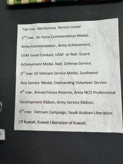 U.S. Army Badge and Ribbon Assortment