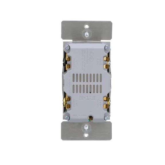 Eaton Wi-Fi Smart 15-amp Single-pole/3-way Rocker Master Smart Compatible Light Switch , White/Light