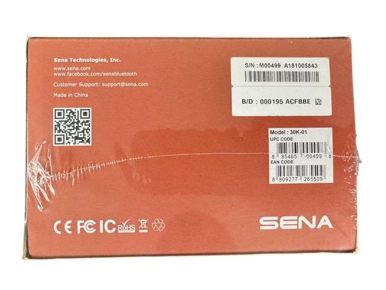 Sena 30K Motorcycle Bluetooth Communication System