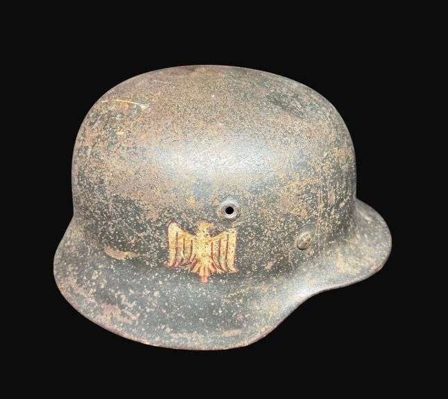 1940 German M40 Two Decal Luftwaffe Helmet