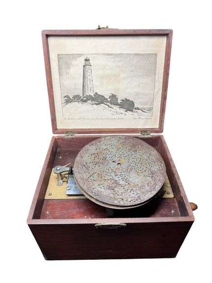 Antique Symphonion 18616 Mechanical Music Box