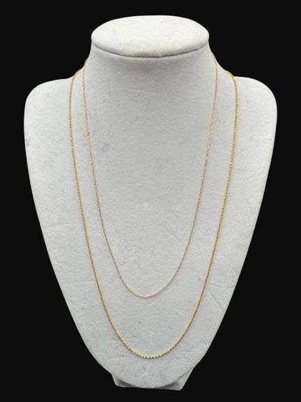 Stamped 14K Gold Chain Assortment [3.25g]