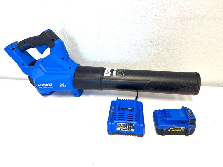 Kobalt 24-volt 500-CFM 120-MPH Battery Handheld Leaf Blower 4.0 Ah