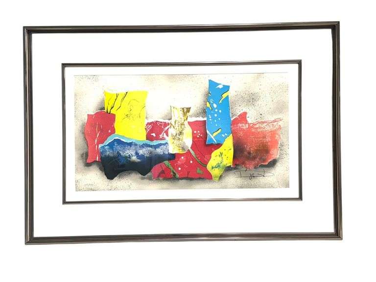 Laszlo Dus | Modernist Lithograph in Color - Signed & Numbered