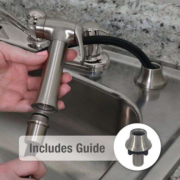 Danco 10332 Transitional Kitchen Sink Side Spray, Brushed Nickel