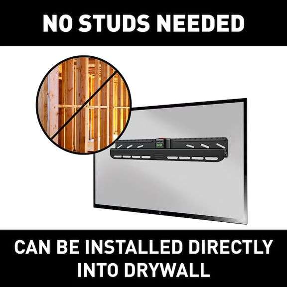 Sanus 22 to 55 inch No Stud Required Fixed Indoor Wall TV mount Fits TVs up to 55-in ( Hardware Incl
