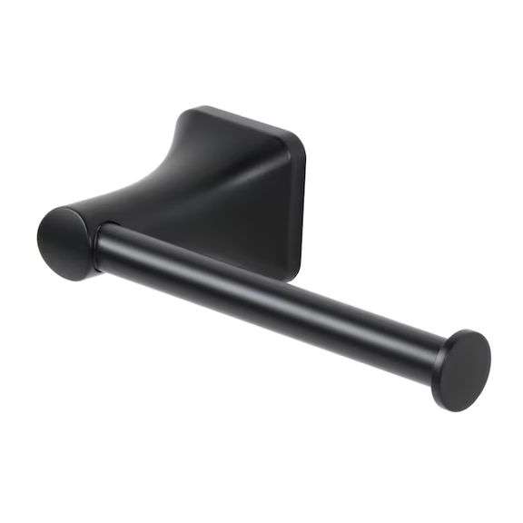 allen + roth 3 -Piece Dunmore Matte Black Decorative Bathroom Hardware Set, New