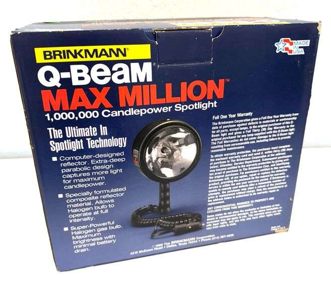 Brinkman Q Beam Max Million Spotlight, New