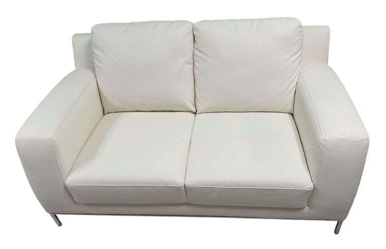 Carlo Perazzi Italian Leather Loveseat