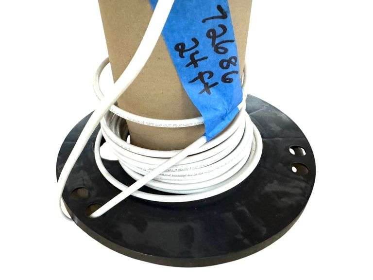 24 Feet Southwire SIMpull 1-ft 6 -AWG White Stranded Copper THHN wire