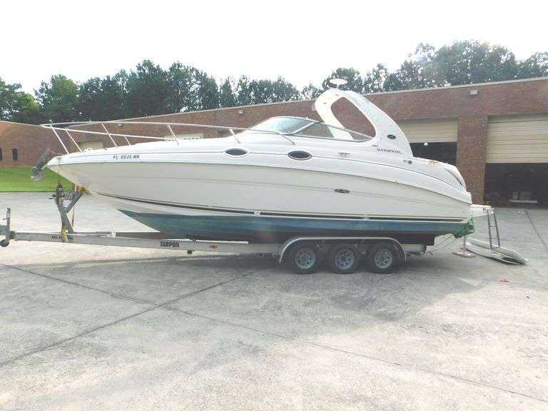 2001 Sea Ray Sundancer w/ 2024 Tarp Trailer