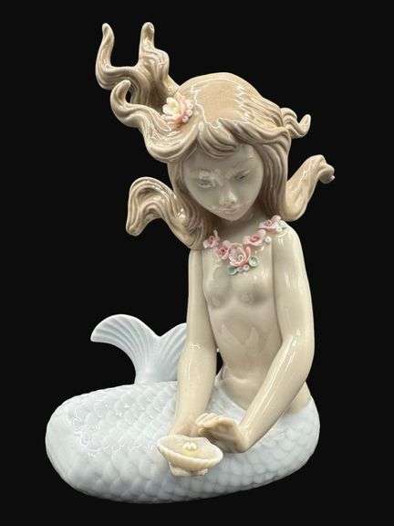 Lladro Mirage Mermaid Porcelain Figurine