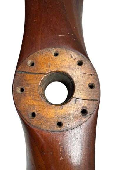 Antique Burgess Co. Wood Airplane Propeller