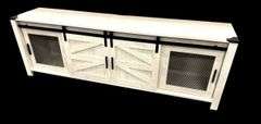 Farmhouse Styled Modern TV Cabinet - Like New!