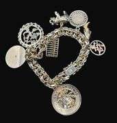 Stamped 14K Gold Charm Bracelet [44.89g]