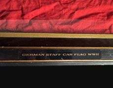 Nazi Officer Staff Car Flag with Provenance
