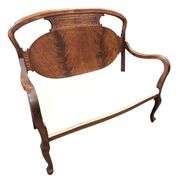 Antique Upholstered Settee' - Excellent Designer Piece!
