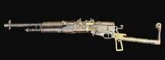 Vintage Display British Hotchkiss Portable Machine Gun (Inert)