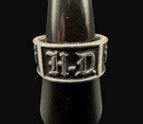 Marked Sterling Silver Harley-Davidson Ring [12.67g]