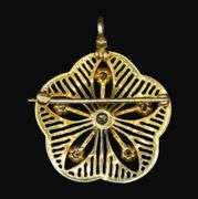 Tested 14K Gold Diamond Converter Brooch [5.54g]