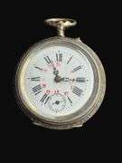 Tested 800 Silver Swiss German Officer’s Pocket Watch