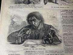1861 Original Issue of Harper’s Weekly Newspaper