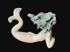 Lladro Porcelain Fantasy Mermaid Figurine