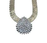Stamped 14K Gold Mesh Necklace [13.12g]