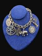 Stamped 14K Gold Charm Bracelet [44.89g]