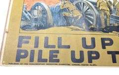 British WW1 “Fill Up the Ranks” Propaganda Poser