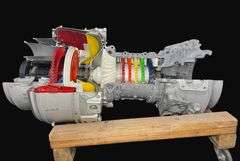 Full Size Cut Away Model of Huey Helicopter Motor