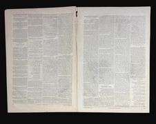 1861 Original Issue of Harper’s Weekly Newspaper
