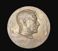 Third Reich Bronze Wall Plaque by C. Stock