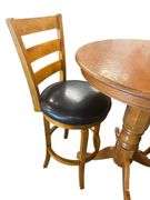 3pc Pub Top Table + 2 Bar Stools