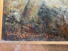 Robert Fulton Ludlow Landscape on Canvas (1911)