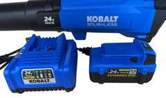Kobalt 24-volt 500-CFM 120-MPH Battery Handheld Leaf Blower 4.0 Ah