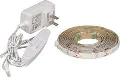 Good Earth Lighting 8ft LED 930 Lumen 3000K Flexible Tape Light - Plug-in, Dimmer Switch -