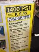 Kärcher Electric Pressure Washer, Model K 2.45, New Old Stock