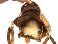 Michael Kors Alanis Large Pebbled Leather Bucket Bag