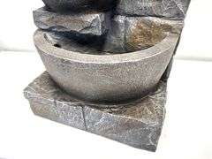 Style Selections Tiered Water Fountain with Defect See Description & Photos